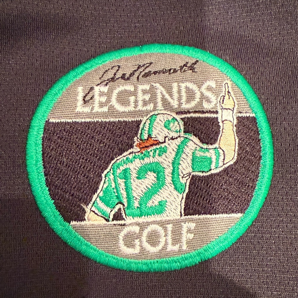 Brand New!!! Joe Namath Collectors Edition Nike Golf Dri-Fit Shirt